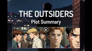 The Outsiders by S E Hinton Animated Book Summary Part 1 of 2 Classic Literature Summaries