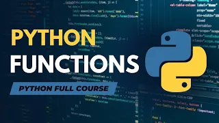 Functions in Python Python Full Course in - Tutorial