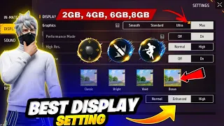 free fire display settings | Pro Player Display Setting | Free Fire New Setting | free fire setting