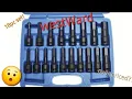 WESTWARD Impact Socket Bit Set in Drive Size 18 Pieces