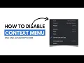 Disable Context Menu Right Click Menu Inspect Element from Website One Line JavaScript Code