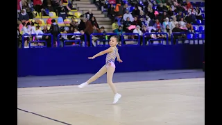 يارو احمد فوزى مركز اول ذهبيه كأس مصر للجمباز تحت 7 سنوات ايروبك 