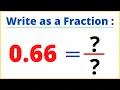 What is 0 66 as a Fraction Simplest Form