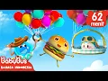 Download Lagu Wah, Kami Bisa Terbang di Langit! | Petualangan Makanan | Kartun Anak | BabyBus Bahasa Indonesia