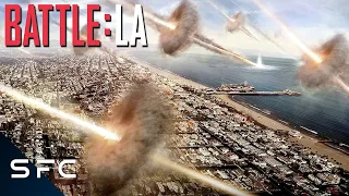 battle los angeles aliens invade los angeles full scene sci fi central