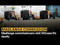 Lagu Madlanga commissioners visit Witness D's family