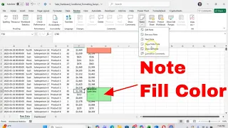 How to Change the Fill Color of Notes in Excel For Cool Effects
