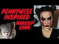 Pennywise Makeup Look EASY LAST-MINUTE HALLOWEEN MAKEUP LOOK