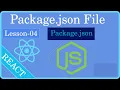 lesson 04 understanding package json file