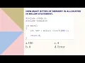 How Many Bytes are Allocated Understanding malloc sizeof 100 in C