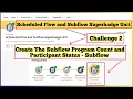Create the subflow Program Count and Participant Status - Subflow Scheduled Flow and Subflow