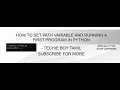 Python Installation and Setting Path Variable Explained in Tamil Coding in Tamil