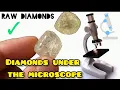 Testing Rough Diamonds Under a Microscope