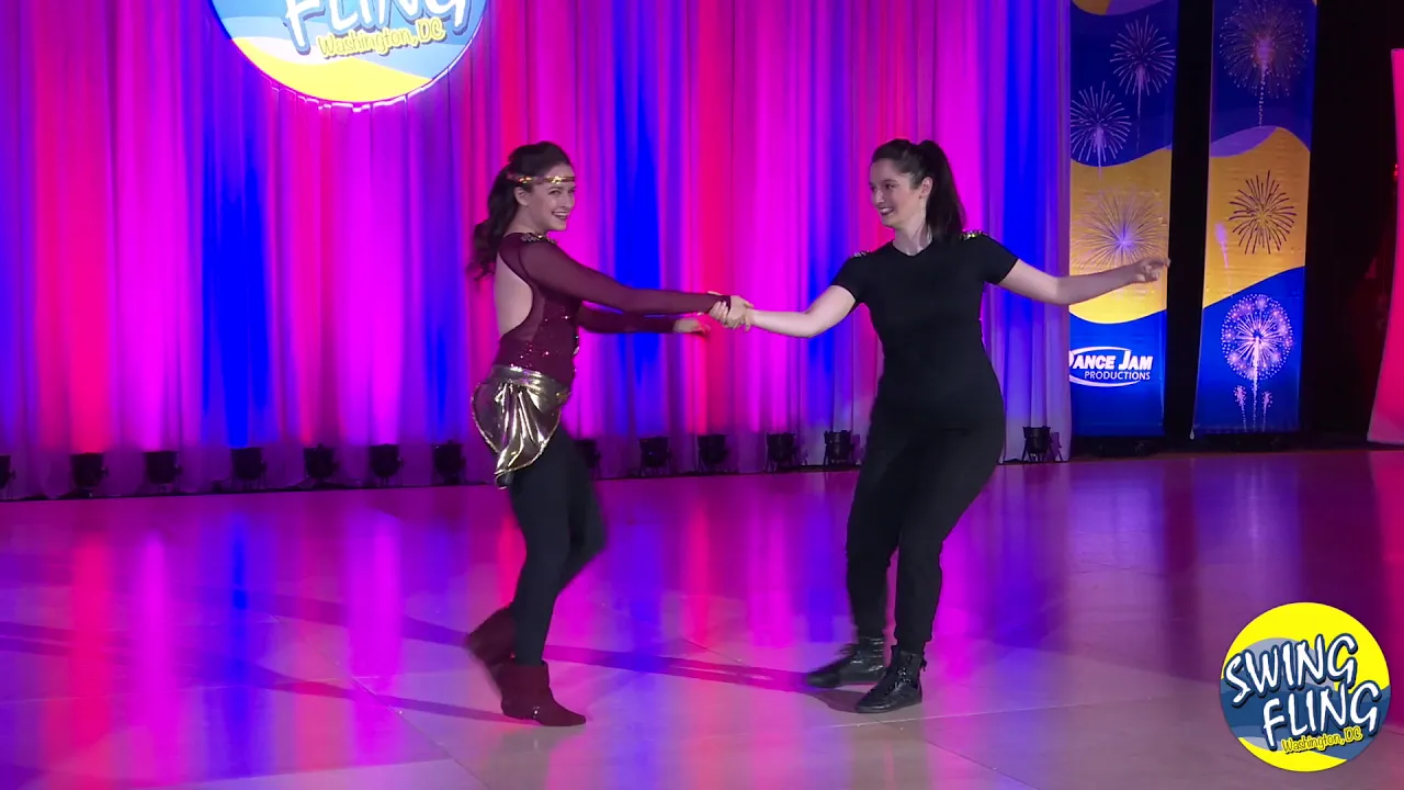 Swing Fling 2019 Rising Star Katia Grigoriants & Rebecca Tasetano
