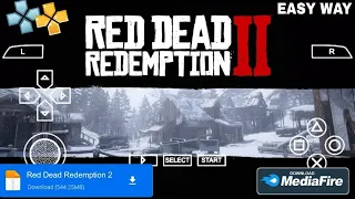 Red Dead Redemption 2 PPSSPP iso on android 2026 How to play rdr 2 on PPSSPP android