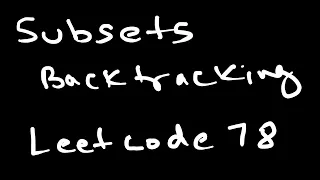 Subsets Leetcode 78 Backtracking Approach JAVA