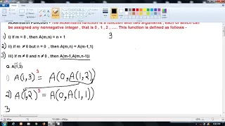 Discrete Structure Ackermann Function Hindi