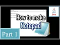 How to Make Notepad in Java Swing - Text Area with Scroll Bar