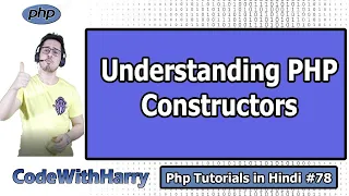 PHP Constructor Understanding -
