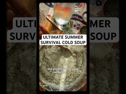 Anatolian COLD Yogurt Soup Nobody Knows About #foodtok #viral