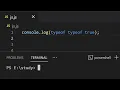 what is the output of console log typeof typeof true typeof operator in javascript explained