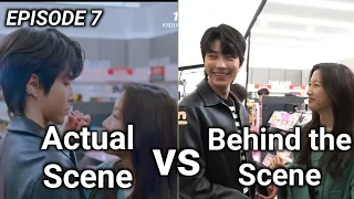 true beauty ep 7 behind the scene vs actual scene