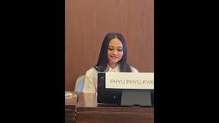 United Nations Side Event Speech by Phyu Phyu Kyaw Thein