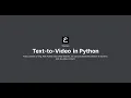 Text-To- Examples in less than 100 lines of Python