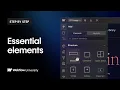 Essential elements in Webflow