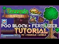 Terraria 1 4 4 NEW Poo Blocks Tree Fertilizer Easy Guide