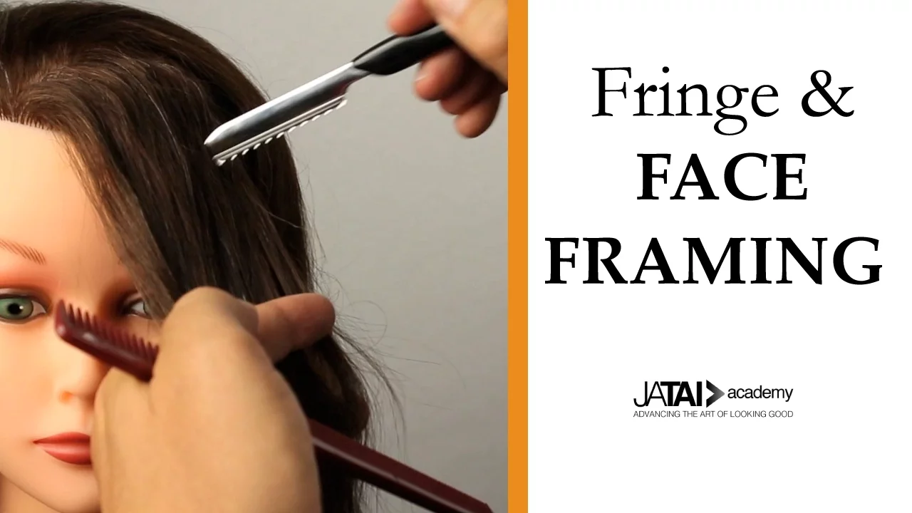 Fringe and Face Framing with a Razor