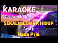 Download Lagu SEKALI SEUMUR HIDUP - Lesty | Karaoke nada pria | Lirik