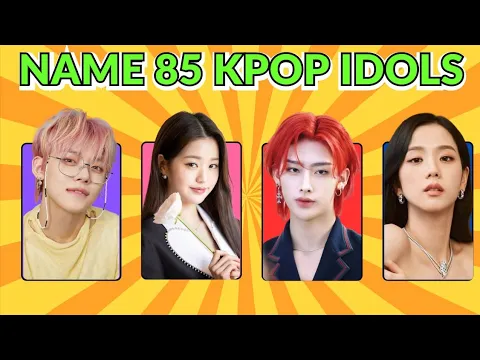 Download MP3 CAN YOU GUESS 85 KPOP IDOLS IN 1 SECOND | K-pop GAMES | Name the Kpop idols | KPOP QUIZ | KPOP QUIZ