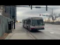 CTA Bus Route 50 Damen Going Northbound At Illinois Medical District CTA Blue Line Station
