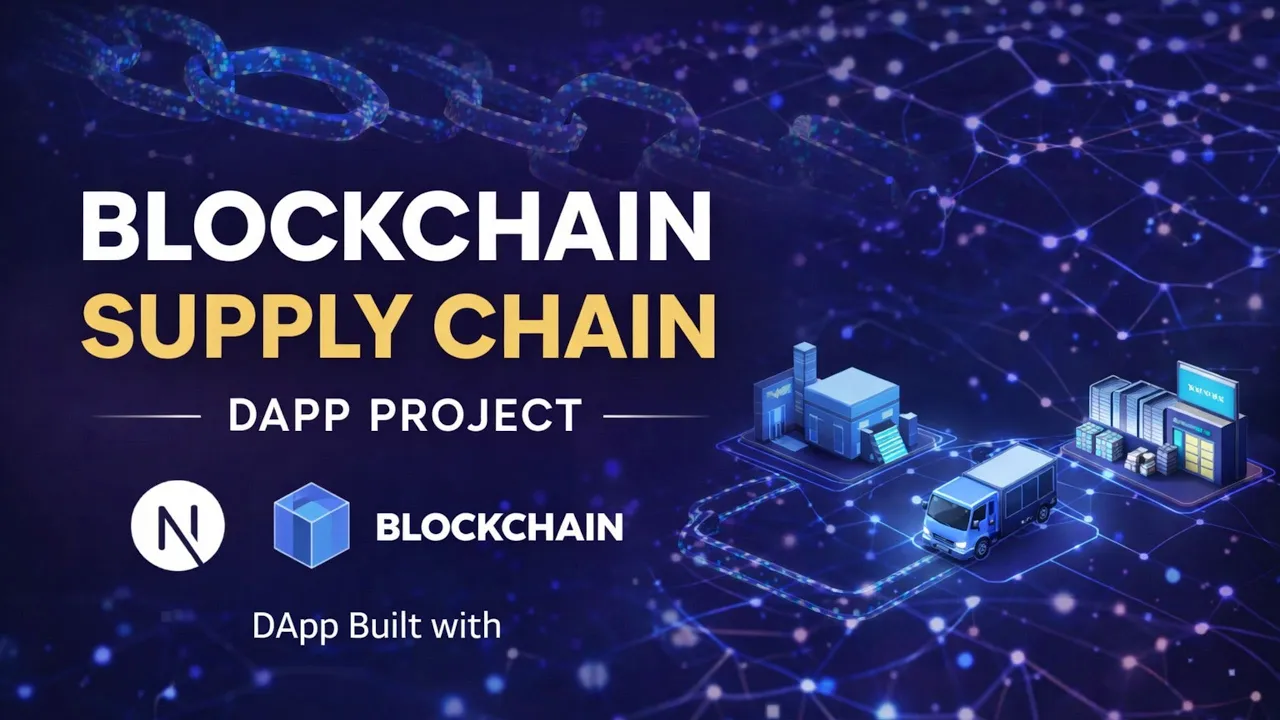 Blockchain Supply Chain DApp Project | Beginner to Advanced Web3 Developer 2026