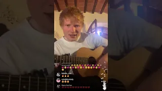 ed sheeran s new singles from his ig live