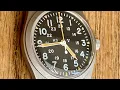 How To Wind a Mechanical Watch - Especially the Hamilton Military GG-W-113 Mil-W-46374B Watches
