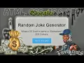 Random Joke Generator Using HTML CSS JavaScript API Step-by-Step Tutorial for Beginners