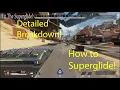 Understanding SUPERGLIDES and how I learned them Apex Legends Tutorial Superglides