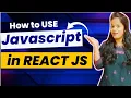 How to use Javascript in React JS 2024 React JSX How to use javascript in react component