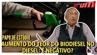 Aumentar o biodiesel no diesel é muito perigoso