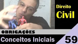 Direito Civil - Aula #59 - Obrigações - Conceitos Iniciais (É isso!)