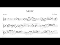 MISTY (alto sax funky slow backing track sheet music Tony Battaglia giugno 2021)