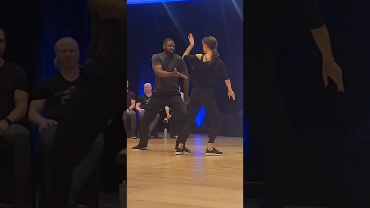 The room went crazy for this dance - Part 1 #improv #westcoastswing