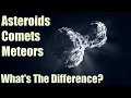 Asteroids Comets and Meteors How to Tell the Difference