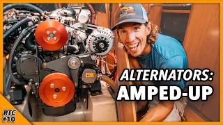 SAILBOAT TECH: How to transform your ENGINE into a GENERATOR! // Ryan’s Tech Corner #10