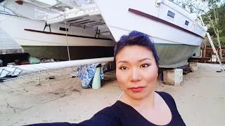 Luckyfish Turns 6! – Inspecting a Wood Epoxy Sailboat Pt 1 – Ep 59 Sailing Luckyfish