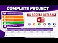 How to Create Library Management System in MS Access Full Project 2026