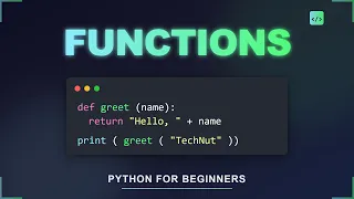How to Use Functions in Python Python for Beginners