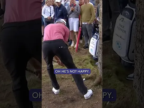 Video Thumbnail: Extremely RISKY golf shot 👀